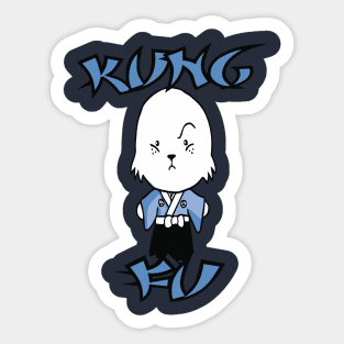 Kung Fu Bunny Sticker